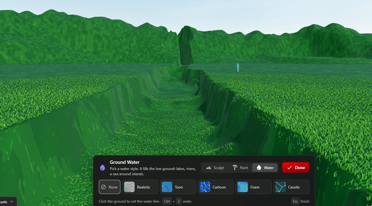Creating a River Channel